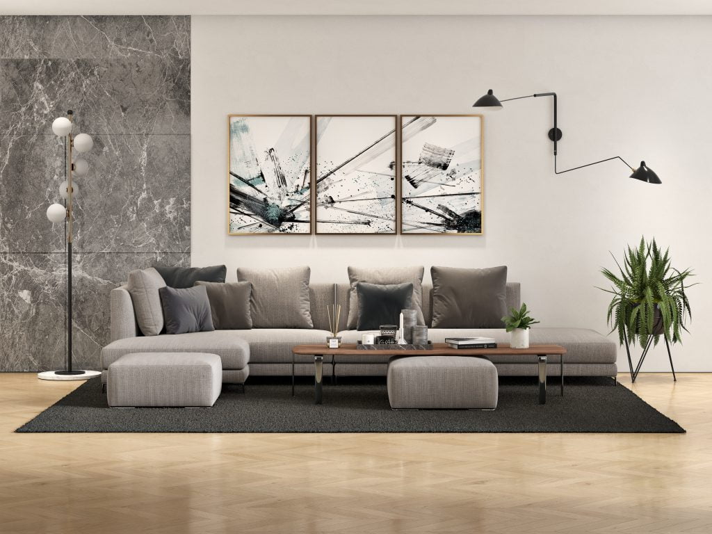 Living Room 3D Scene