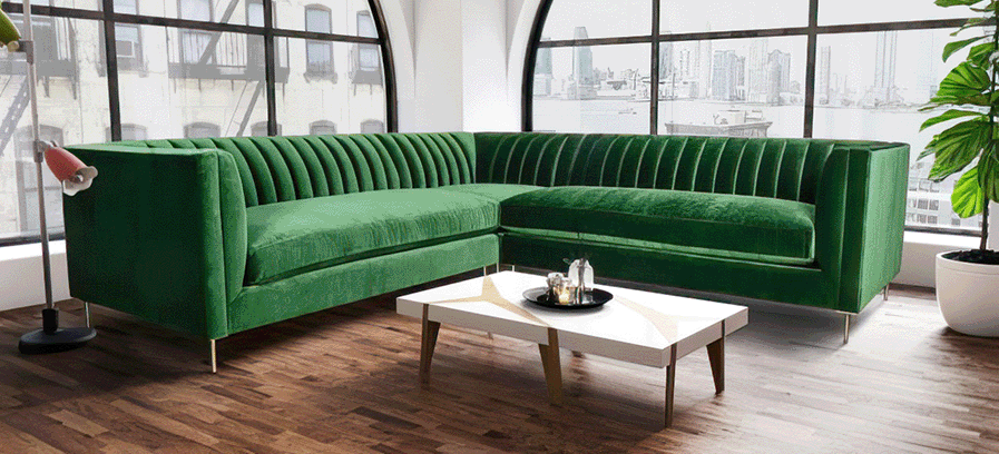 COSMIC - Grey Fabric Modular Sofa (3 piece) – Wazo Furniture